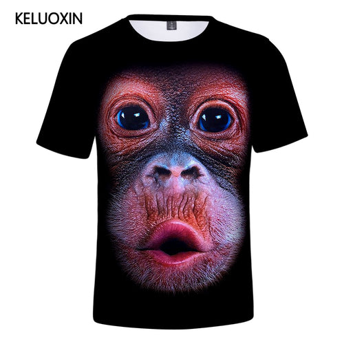 Fashion 3D Gorilla Monkey T-shirt - joybasis