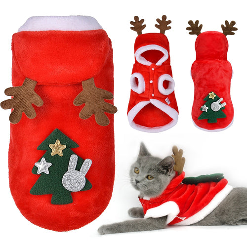 Christmas Cat Clothes - joybasis