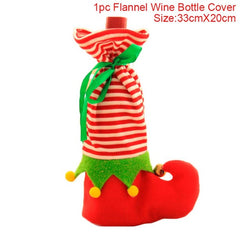 FengRise Christmas Wine Bottle Cover - joybasis