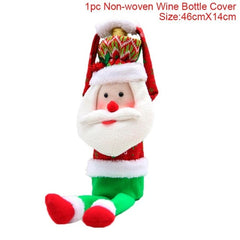 FengRise Christmas Wine Bottle Cover - joybasis