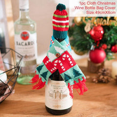 FengRise Christmas Wine Bottle Cover - joybasis
