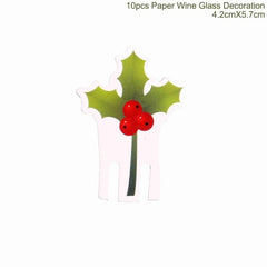 FengRise Christmas Wine Bottle Cover - joybasis
