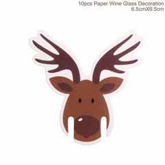 FengRise Christmas Wine Bottle Cover - joybasis
