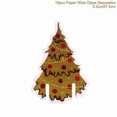 FengRise Christmas Wine Bottle Cover - joybasis