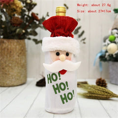 Wine Cover Christmas Decorations - joybasis