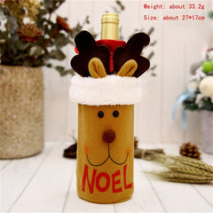 Wine Cover Christmas Decorations - joybasis