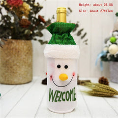 Wine Cover Christmas Decorations - joybasis