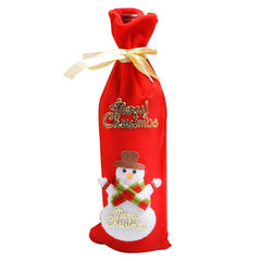 Wine Cover Christmas Decorations - joybasis