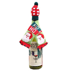 Wine Cover Christmas Decorations - joybasis
