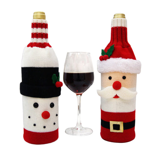 Wine Cover Christmas Decorations - joybasis